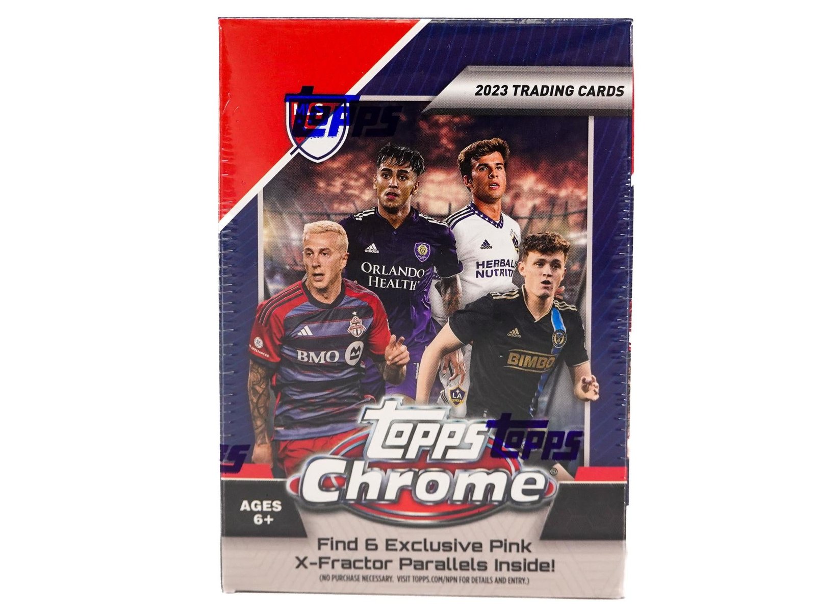 2023 Topps Chrome MLS Major League Soccer 6-Pack Blaster