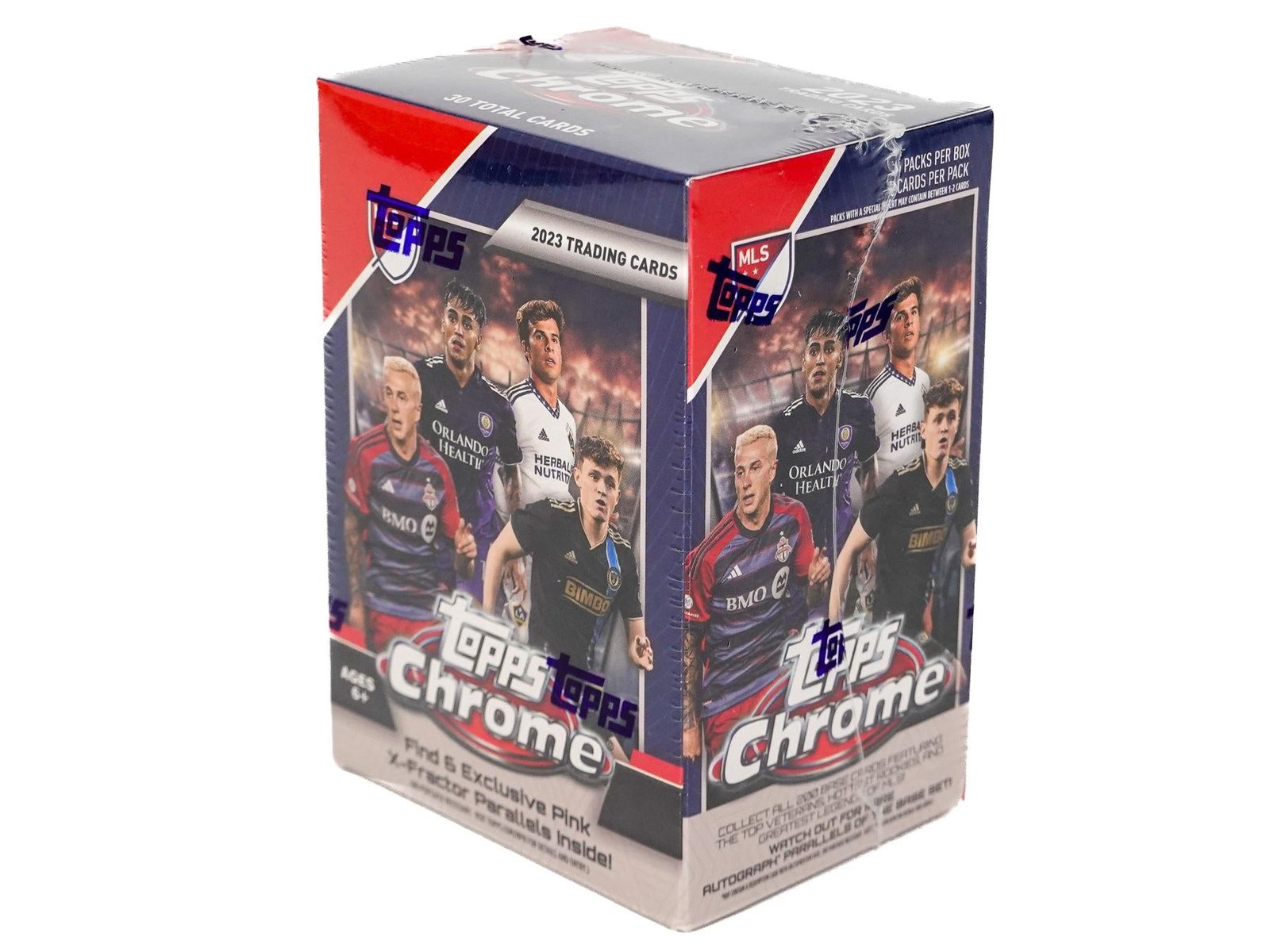 2023 Topps Chrome MLS Major League Soccer 6-Pack Blaster - Image 3