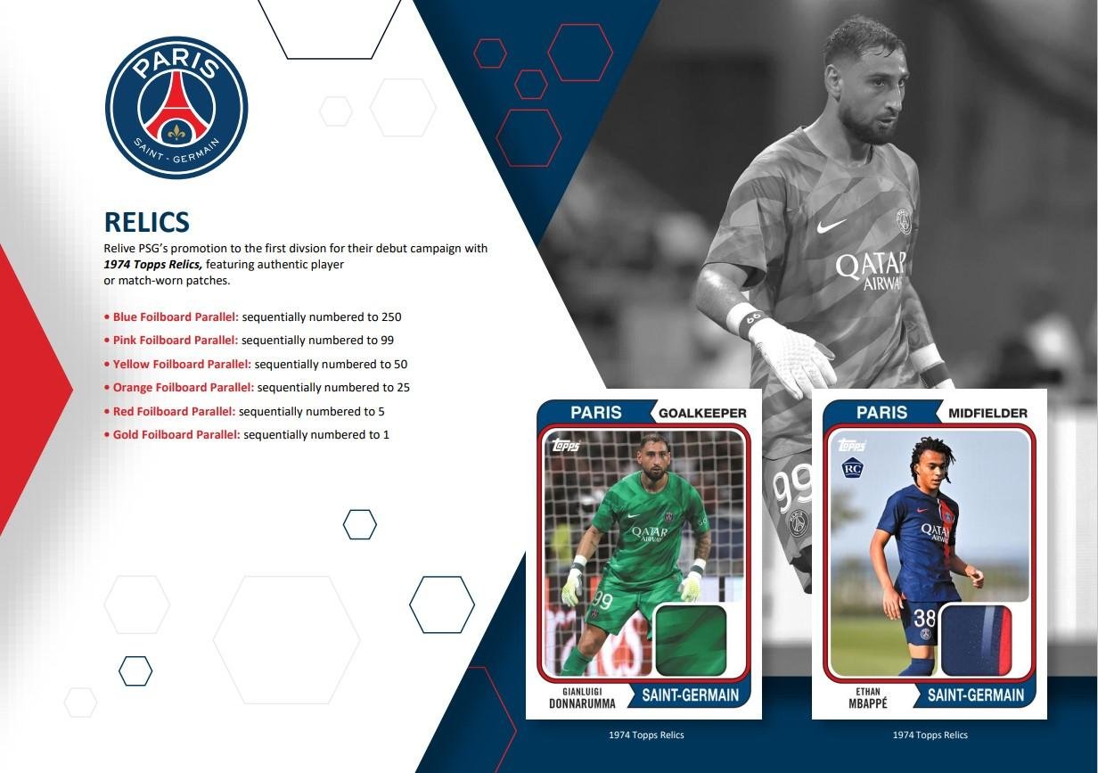 2023/24 Topps Paris Saint-Germain PSG Team Set Soccer - Image 6