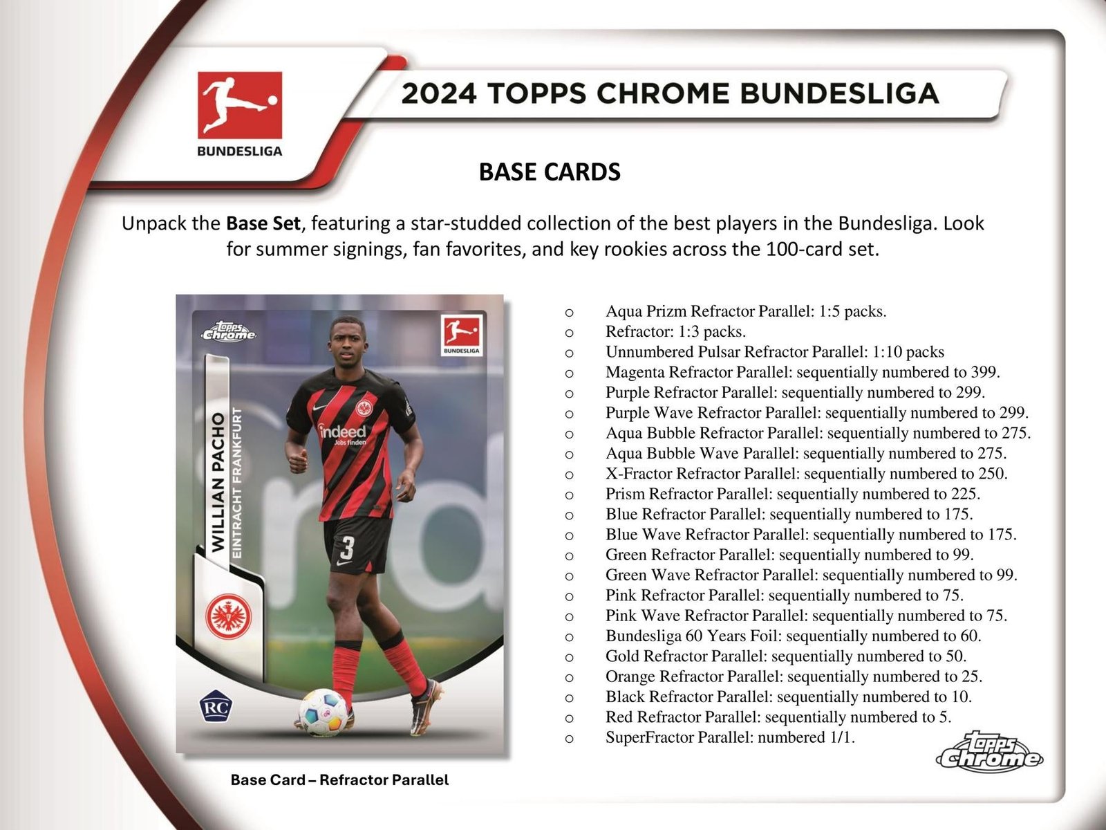 2023/24 Topps Chrome Bundesliga Soccer Hobby - Image 5
