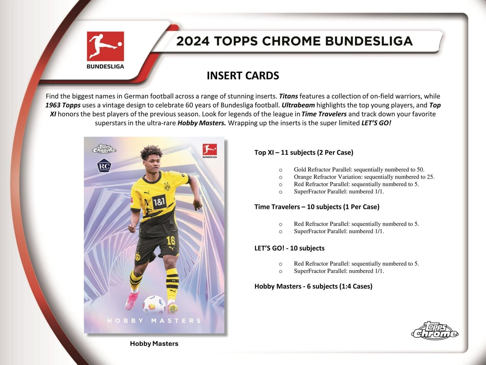 2023/24 Topps Chrome Bundesliga Soccer Hobby - Image 6