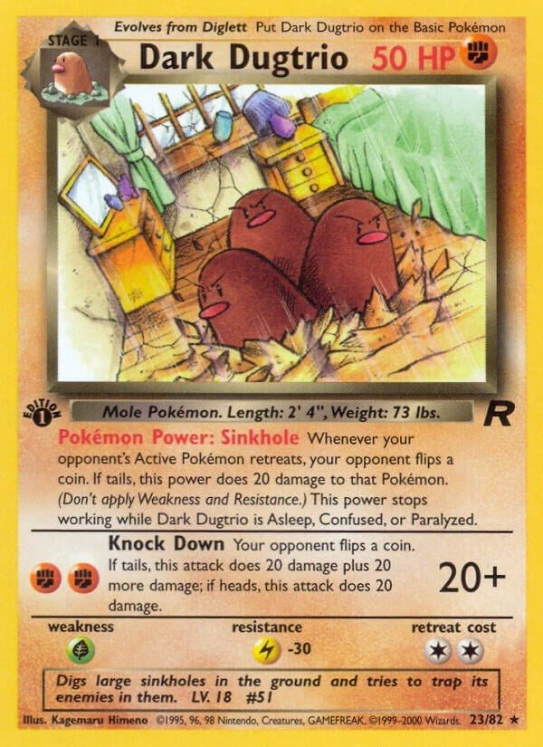 Dark Dugtrio (23) (23) (TR)