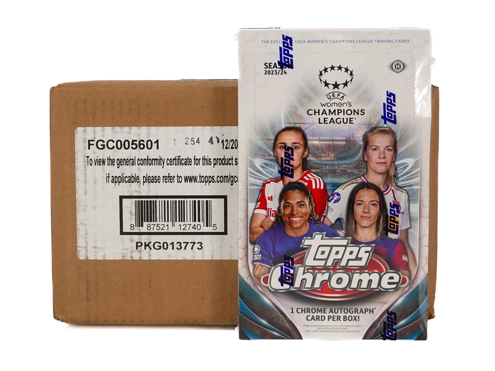 2023/24 Topps Chrome UEFA Women’s Champions League Soccer Hobby