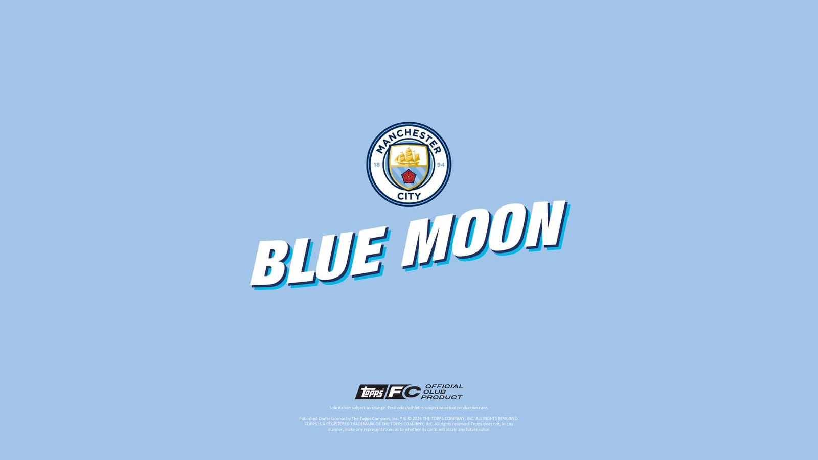 2024/25 Topps Manchester City Blue Moon Soccer Hobby - Image 11