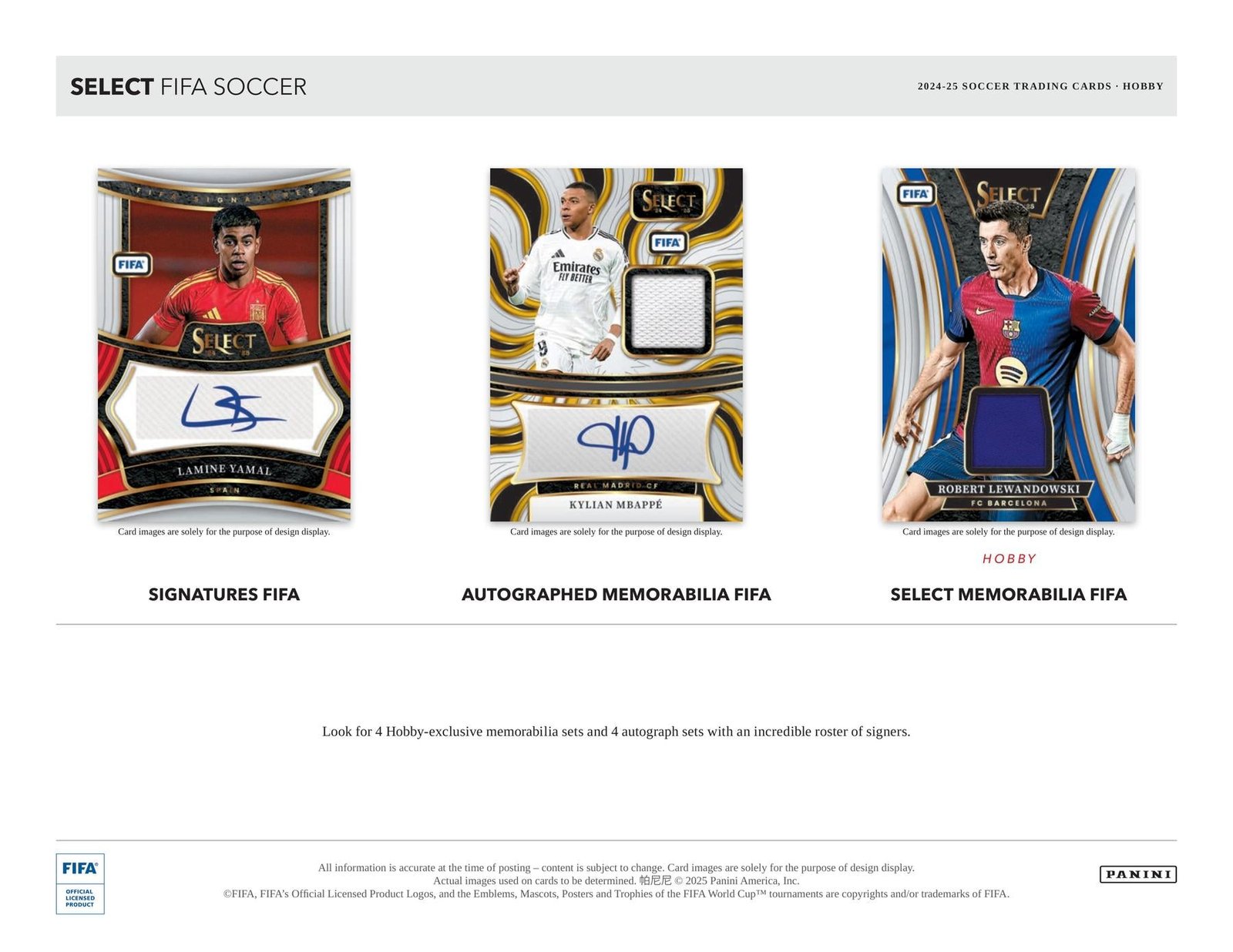 2024/25 Panini Select FIFA Soccer Hobby - Image 6