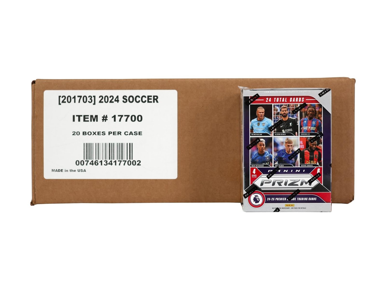 2024/25 Panini Prizm Premier League EPL Soccer 6-Pack Hobby Blaster