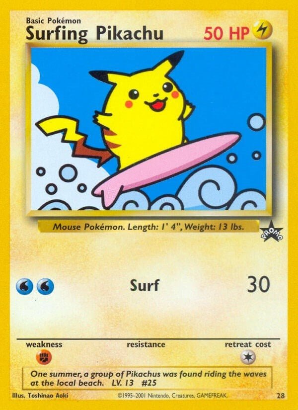 Surfing Pikachu (28) (PR)