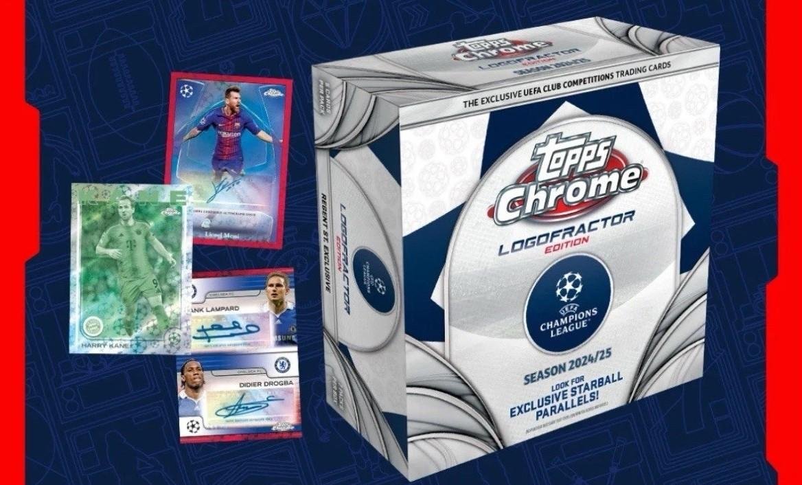 2024/25 Topps Chrome Logofractor UEFA Club Competitions Soccer (London Store Exclusive) - Image 3