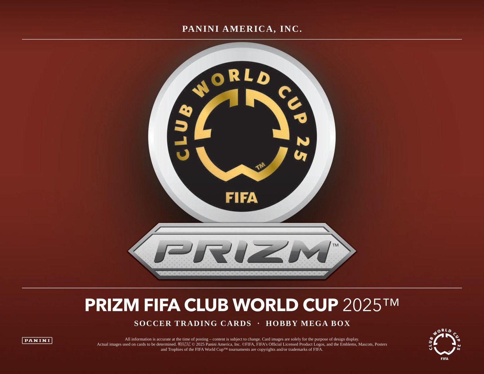2025 Panini Prizm FIFA Club World Cup Soccer Hobby Mega - Image 3