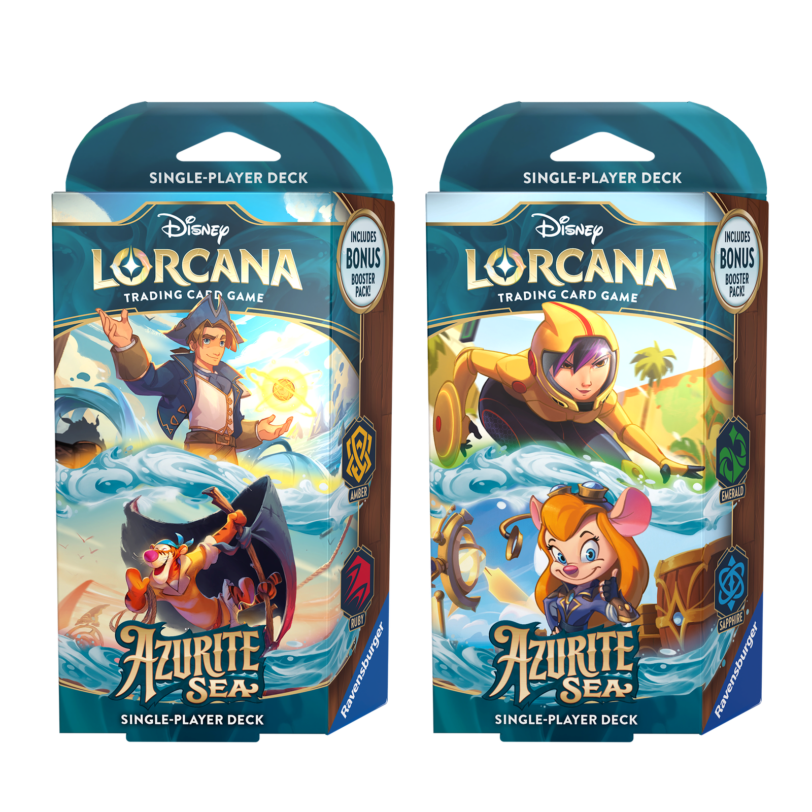 Disney Lorcana TCG: Azurite Sea – Starter Deck (Set of 2)