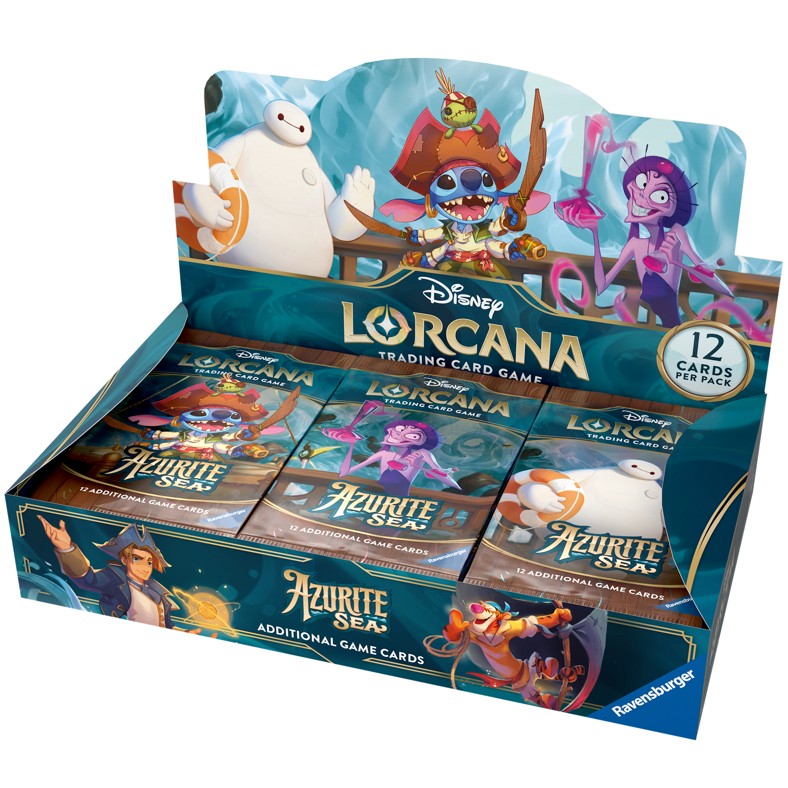 Disney Lorcana TCG: Azurite Sea – Booster Box (24)