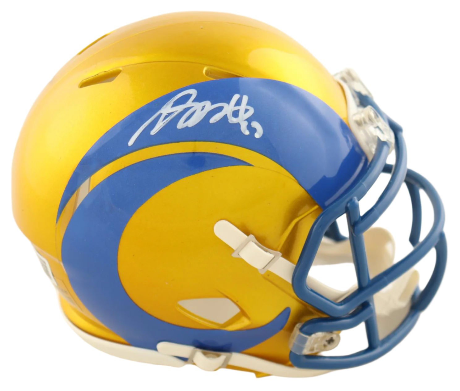 Davante Adams Autographed Signed Riddell Flash Alternate Mini Helmet – Beckett Certified