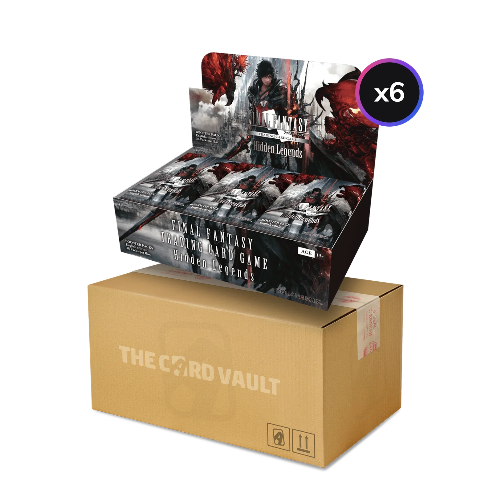 Final Fantasy TCG – Opus XXIV (24) – Hidden Legends – Display Case (6x Booster Boxes)