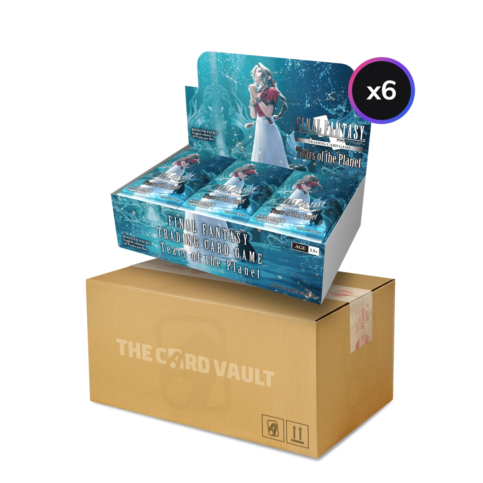 Final Fantasy TCG – Opus XXV (25) – Tears of the Planet – Display Case (6x Booster Boxes)