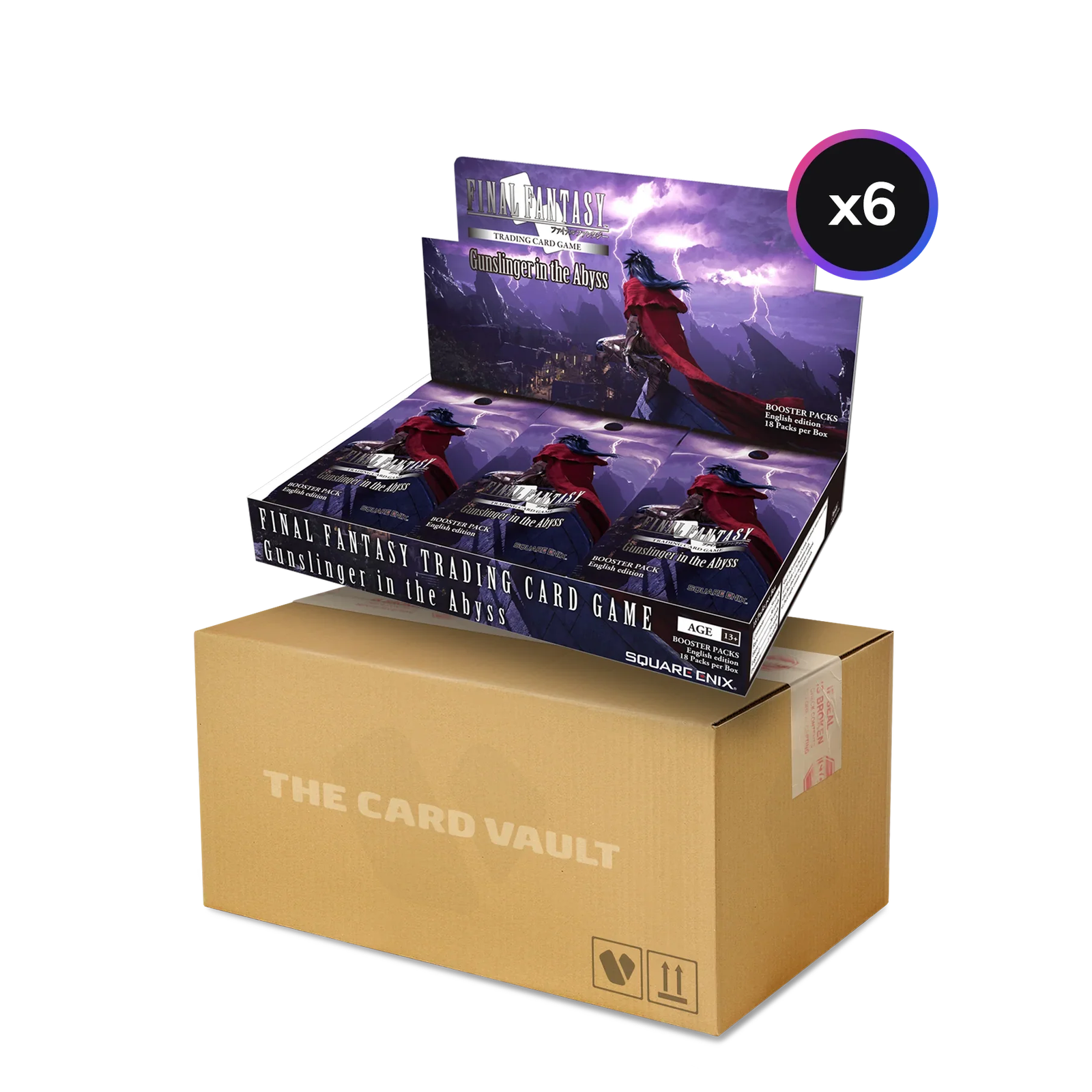 Final Fantasy TCG – Opus XXVI (26) – Gunslinger in the Abyss – Display Case (6x Booster Boxes)