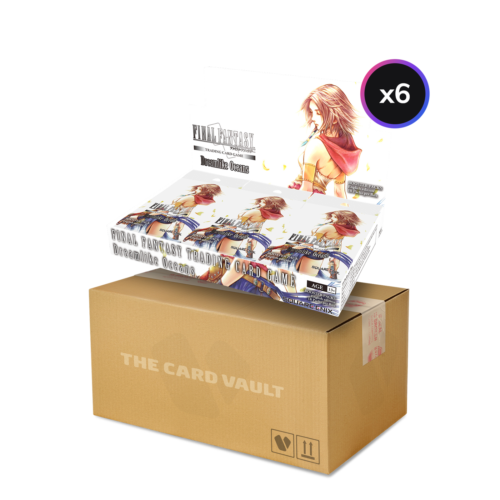 Final Fantasy TCG – Opus XXVIII (28) – Dreamlike Oceans – Display Case (6x Booster Boxes)