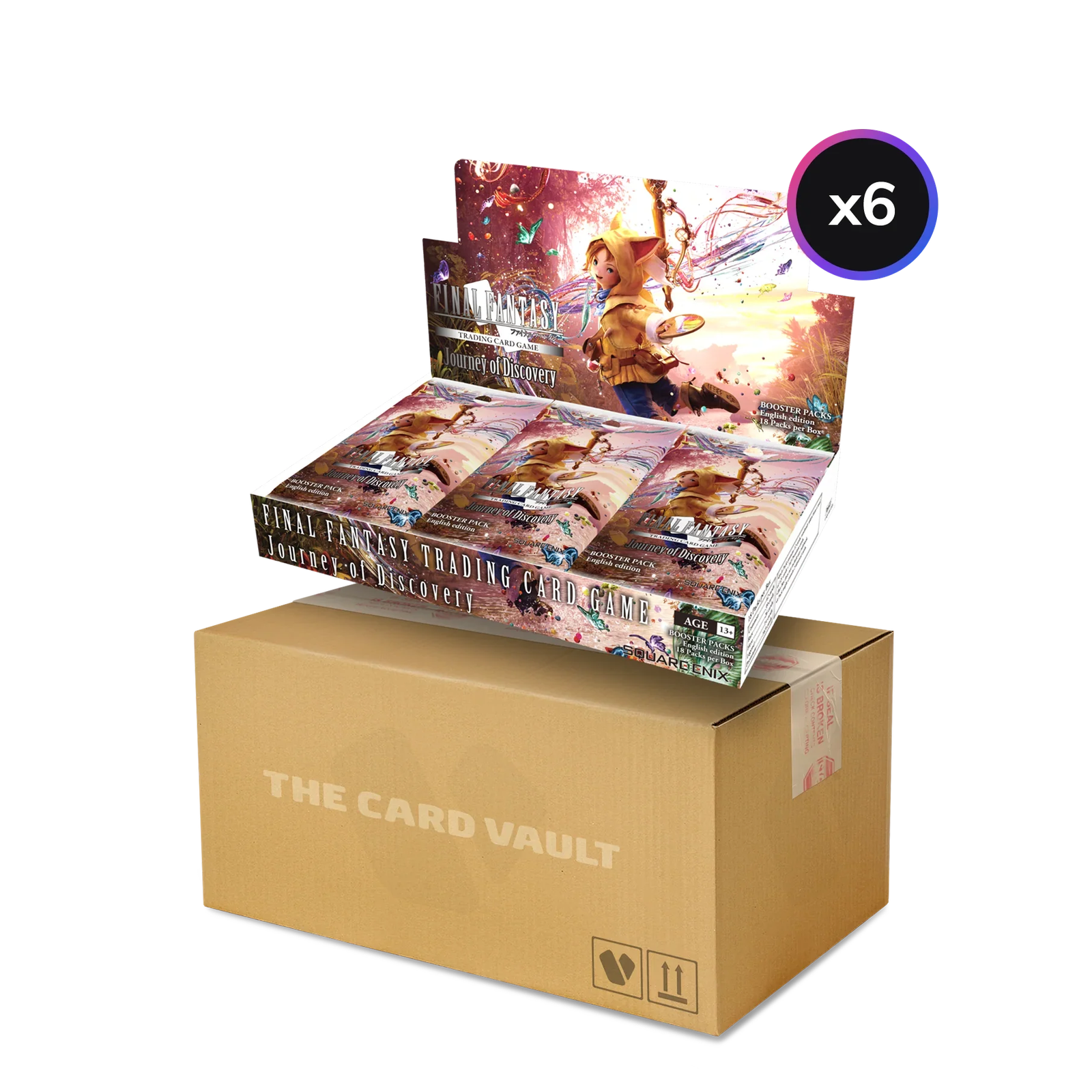 Final Fantasy TCG – Opus XXVII (27) – Journey of Discovery – Display Case (6x Booster Boxes)