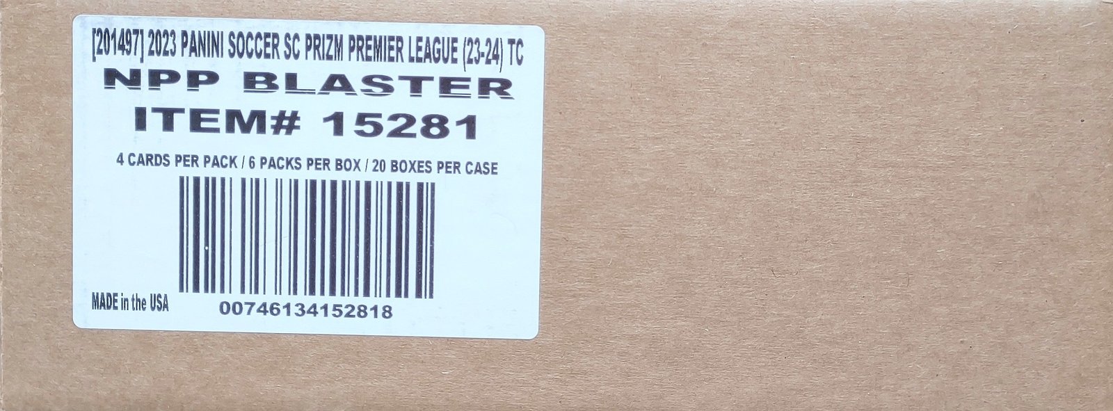 2023/24 Panini Prizm Premier League EPL Soccer 6-Pack Blaster (Pink Mosaic Prizms!)