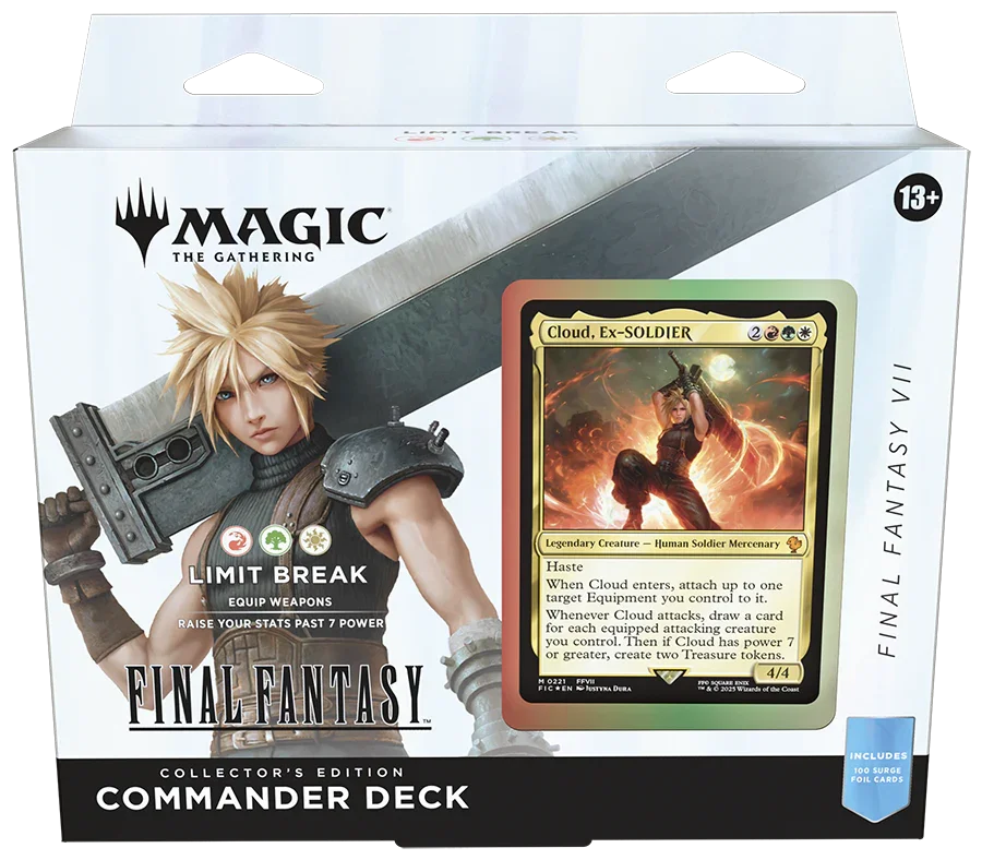 Magic: The Gathering – Universes Beyond – Final Fantasy – Collector Commander Deck – Cloud, Ex-Soldier