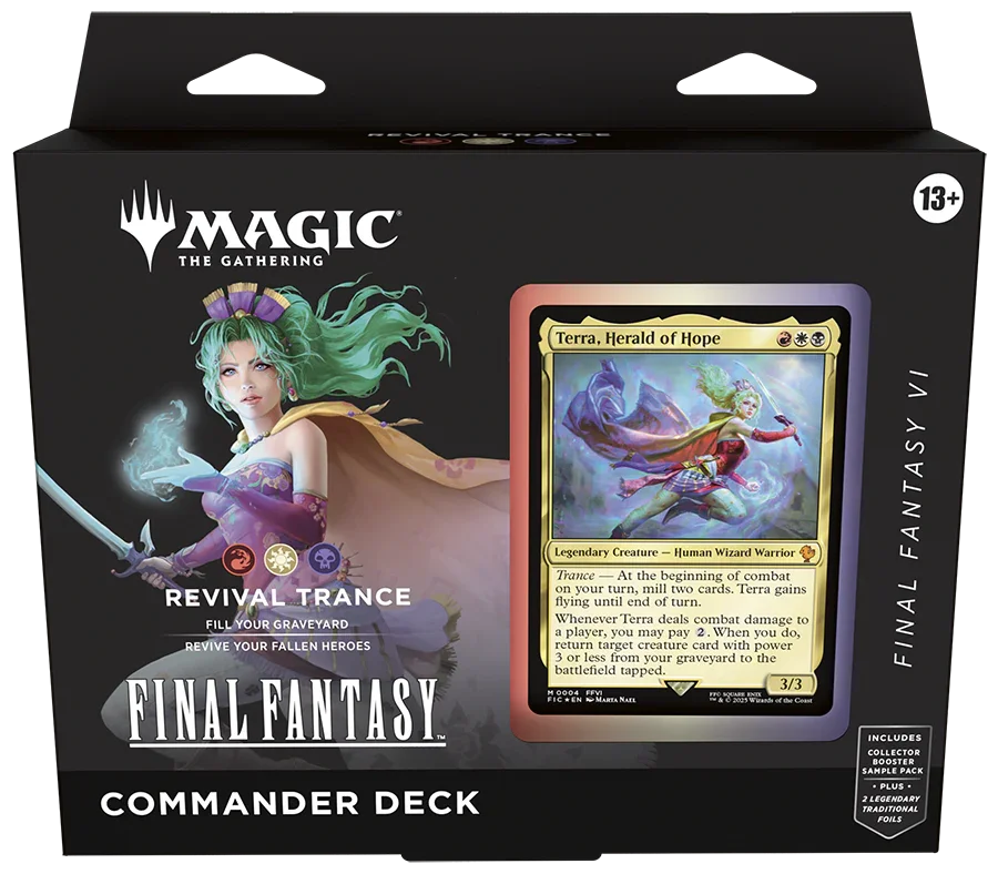 Magic: The Gathering – Universes Beyond – Final Fantasy – Commander Deck – Revival Trance