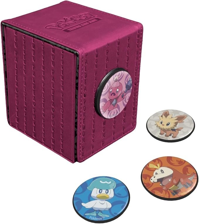Ultra Pro: Pokemon Deck Box – Alcove 4 Click Paldea