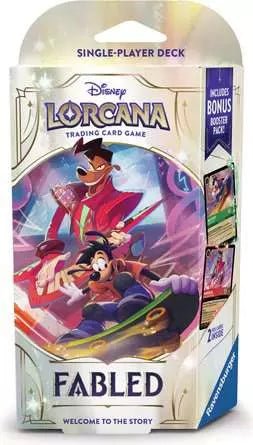 Disney Lorcana: Fabled Starter Deck – Emerald & Ruby Max Goof & Powerline