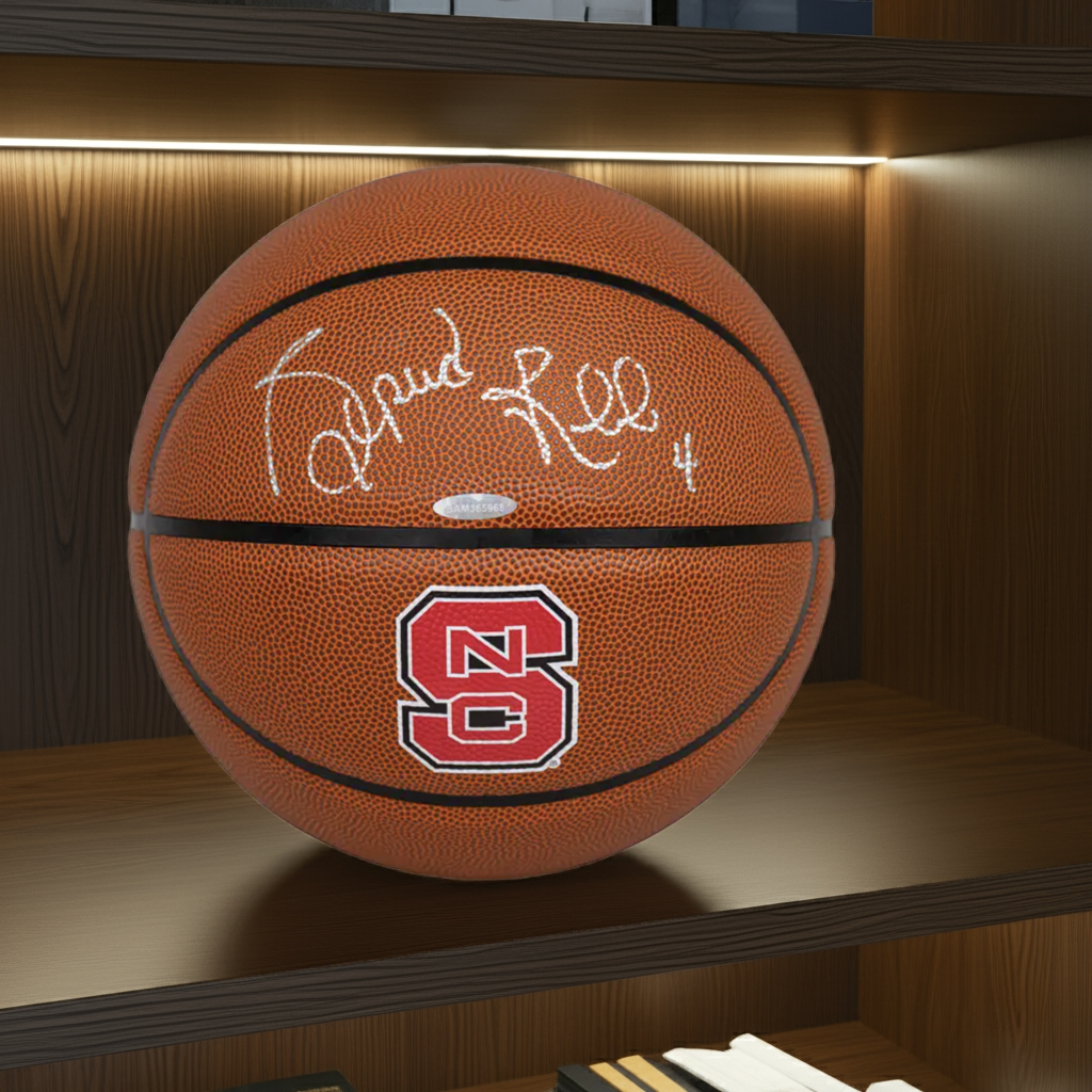 Autographed Basketball: Spud Webb NCSU - Image 3