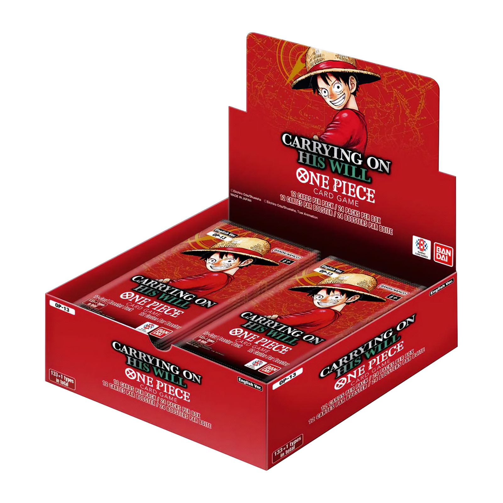 One Piece TCG – Carrying On His Will (OP-13) – Booster Box (24x Packs)