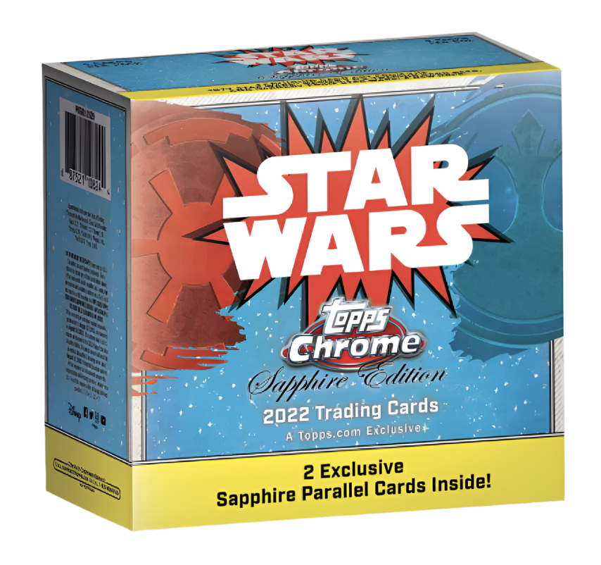 2022 Topps Chrome Star Wars Sapphire Edition Box