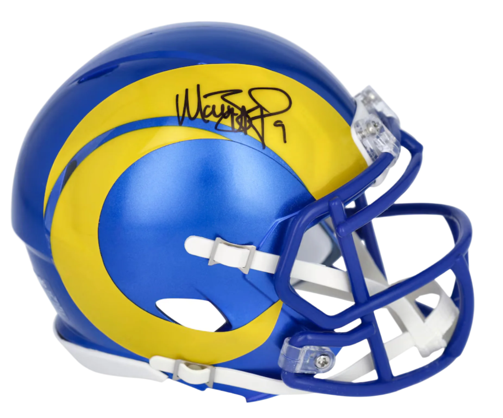 Matthew Stafford Los Angeles Rams Fanatics Autographed Riddell Speed Mini Helmet