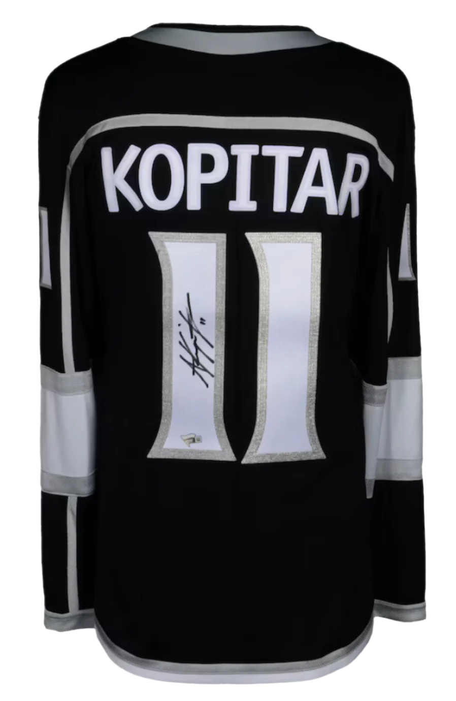 Anze Kopitar Los Angeles Kings Fanatics Authentic Autographed Black Fanatics Breakaway Jersey - Image 3