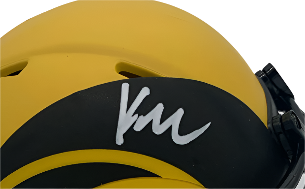 Kyren Williams Autographed Signed Rave Mini Helmet - Beckett Certified - Image 3