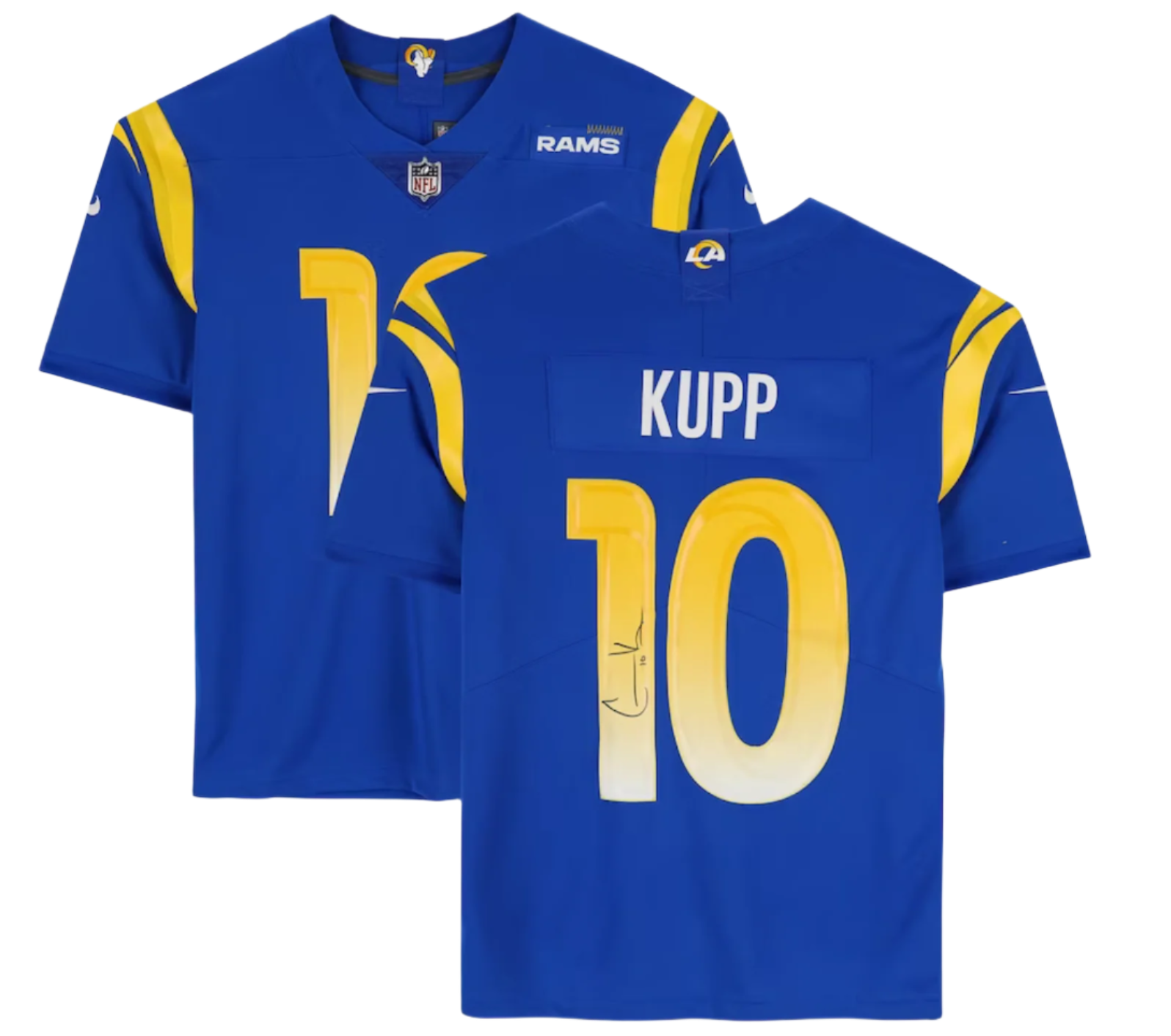 Cooper Kupp Los Angeles Rams Autographed Fanatics Authentic Nike Royal Limited Jersey