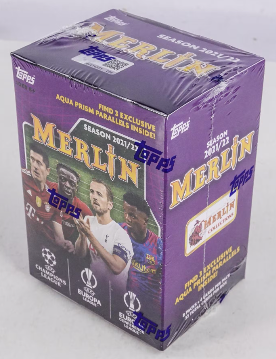 2021/22 Topps UEFA Champions League Merlin Chrome Soccer Blaster