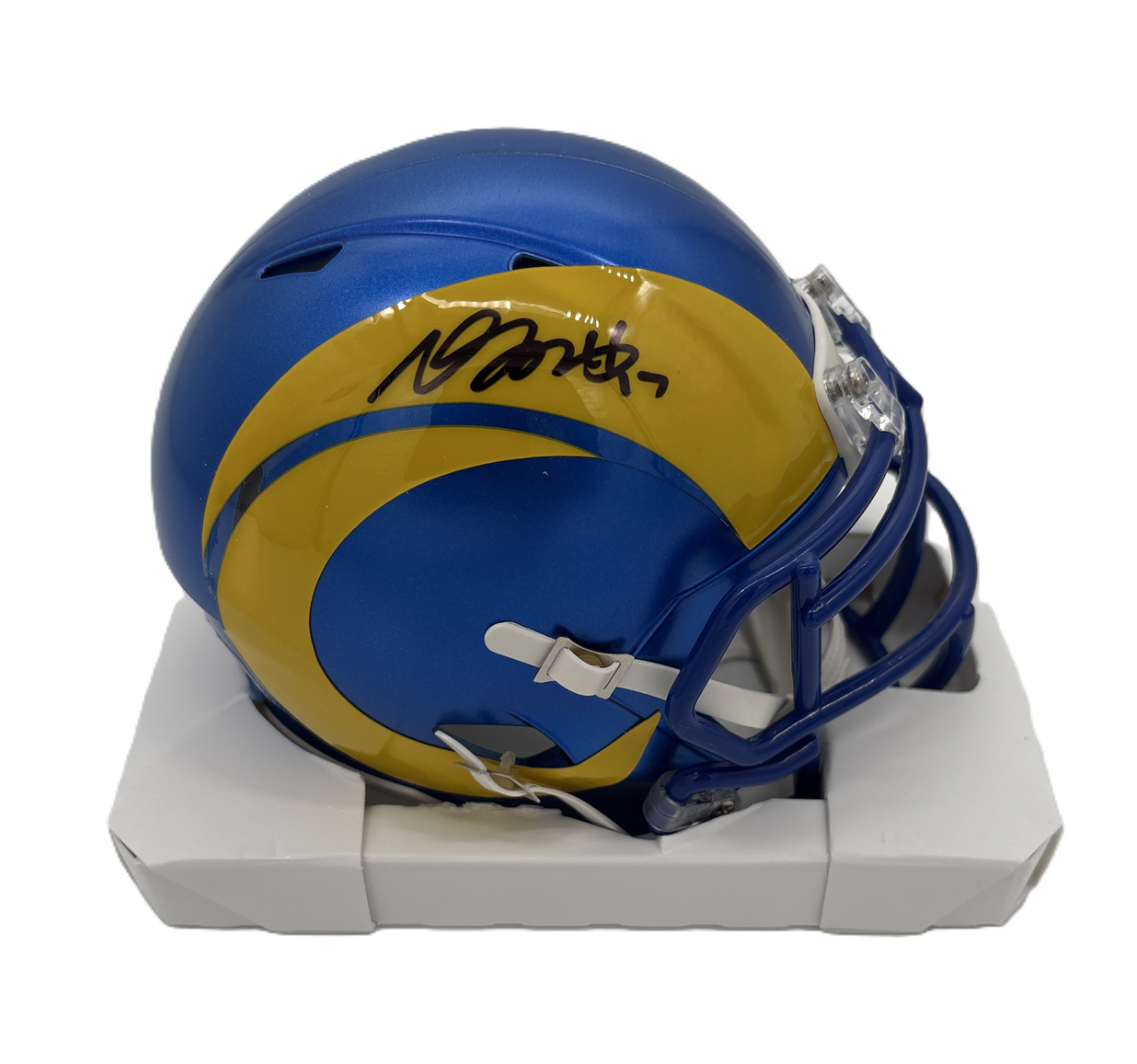 Davante Adams Autographed Signed Riddell Mini Helmet – Metabilia Certified
