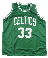 Larry Bird Signed Autographed Custom Jersey (Beckett) - Image 4