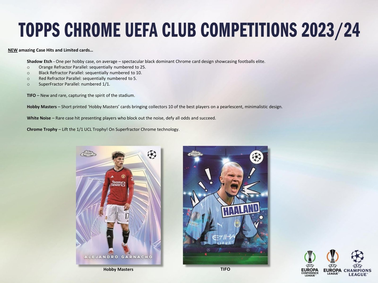 2023/24 Topps Chrome UEFA Club Competitions Soccer Hobby - Image 9