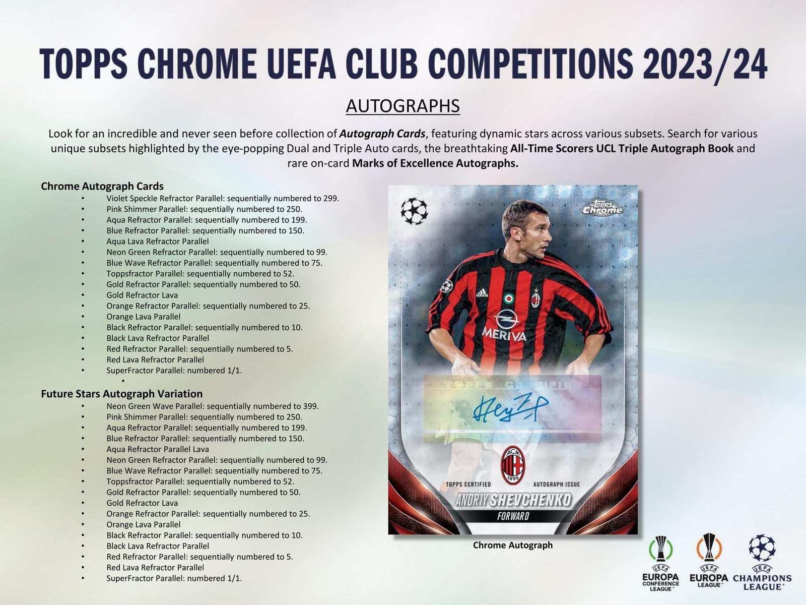 2023/24 Topps Chrome UEFA Club Competitions Soccer Hobby - Image 10