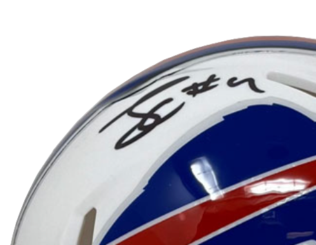 James Cook Autographed Signed Speed Mini Helmet (Beckett) - Image 3