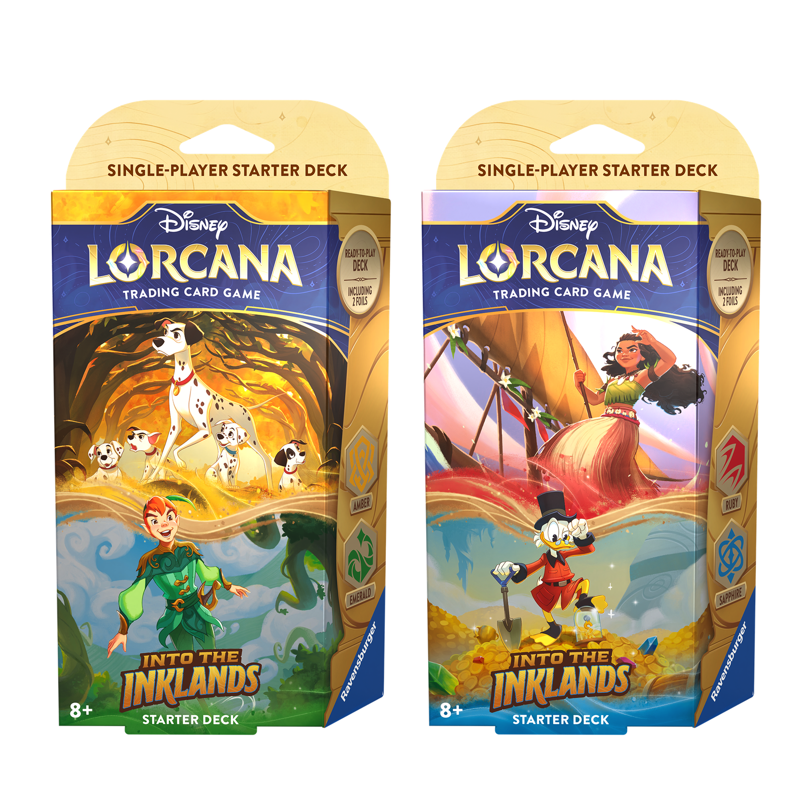 Disney Lorcana TCG: Into the Inklands – Starter Deck (Set of 2)