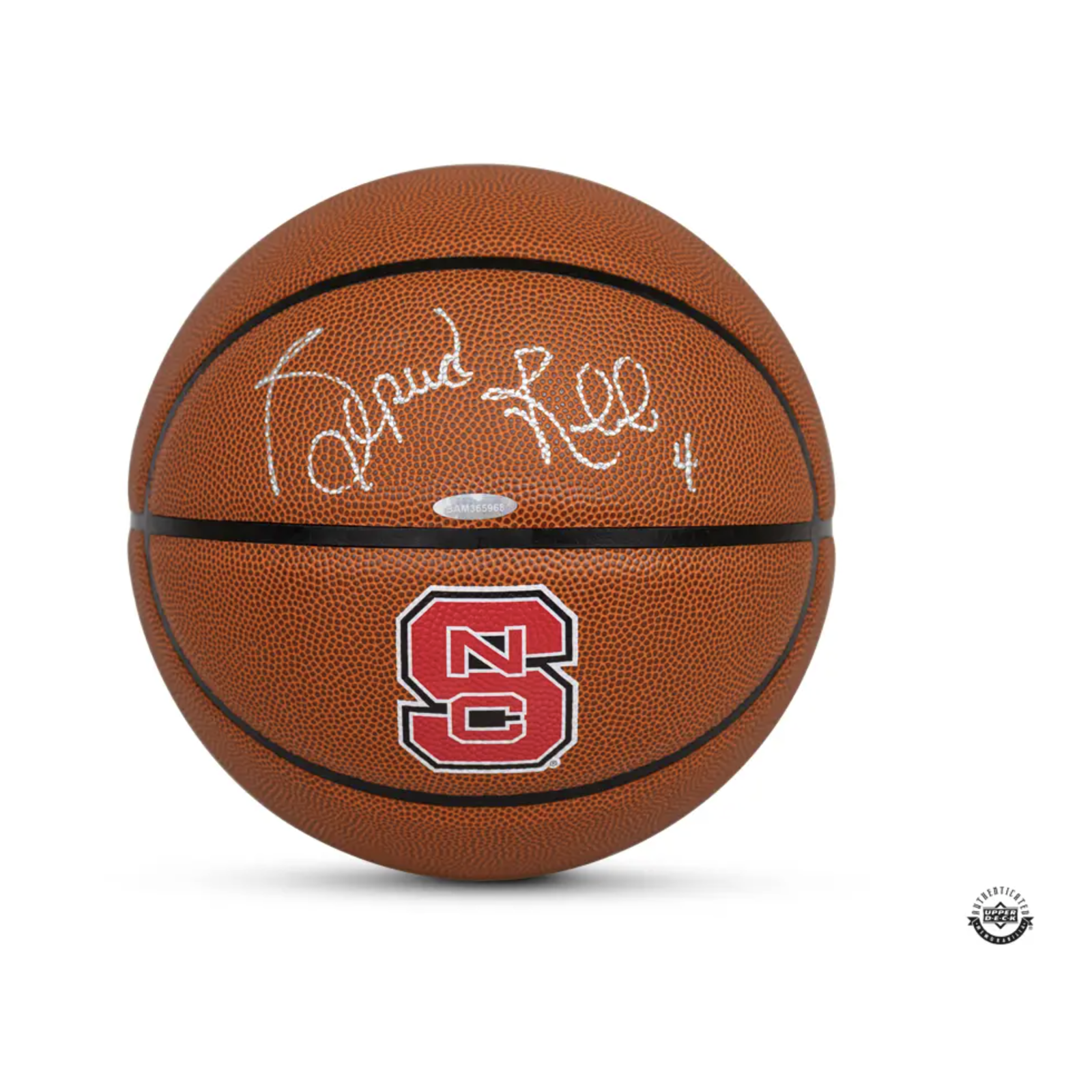 Autographed Basketball: Spud Webb NCSU