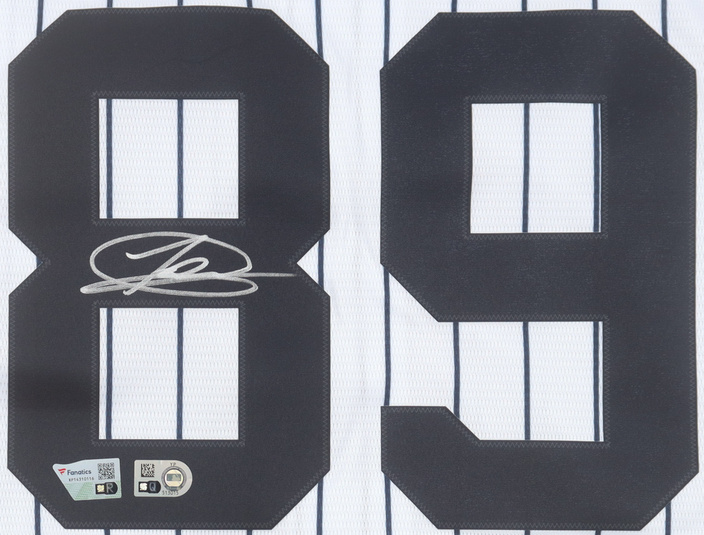 Jasson Dominguez Autographed Jersey JSA Authenticated (MLB & Fanatics) - Image 3