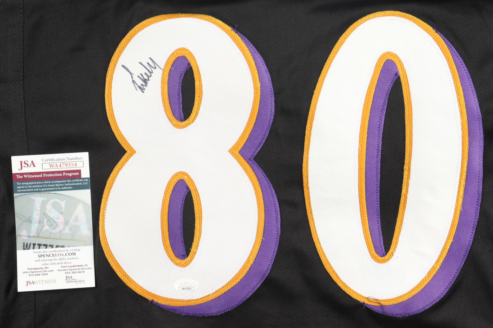 Isiah Likely Autographed Signed Custom Jersey - JSA COA - Image 3