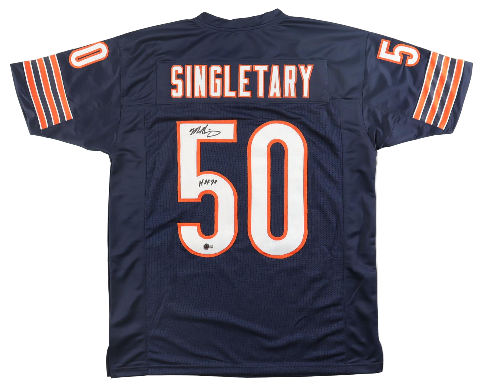 Mike Singletary Autographed Signed Football Jersey (Beckett)