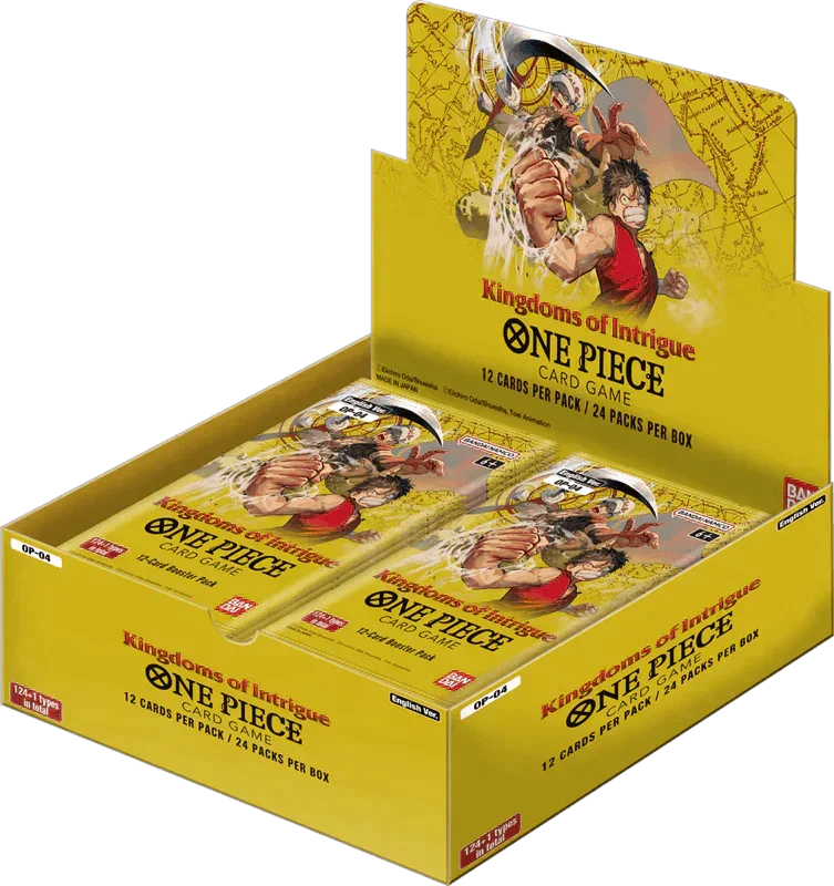One Piece TCG – Kingdoms Of Intrigue (OP-04) – Display Case (12x Booster Boxes)