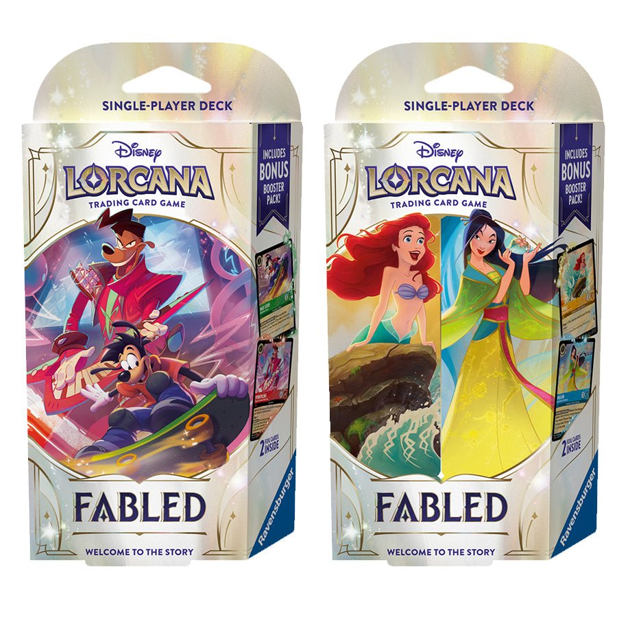 Disney Lorcana: Fabled – Starter Deck (Set of 2)