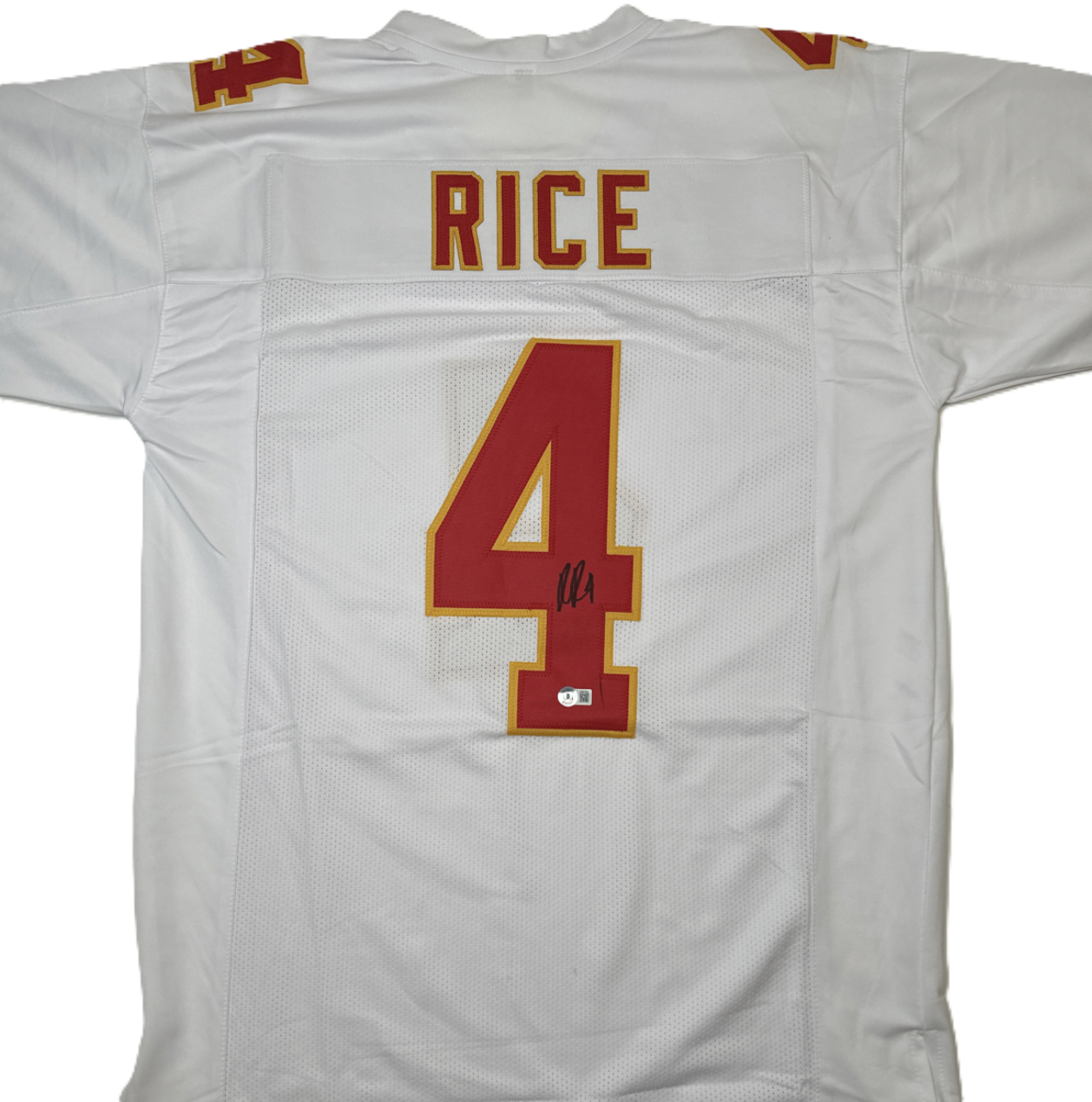 Rashee Rice Autographed Signed Custom Chiefs Jersey – Beckett Certified