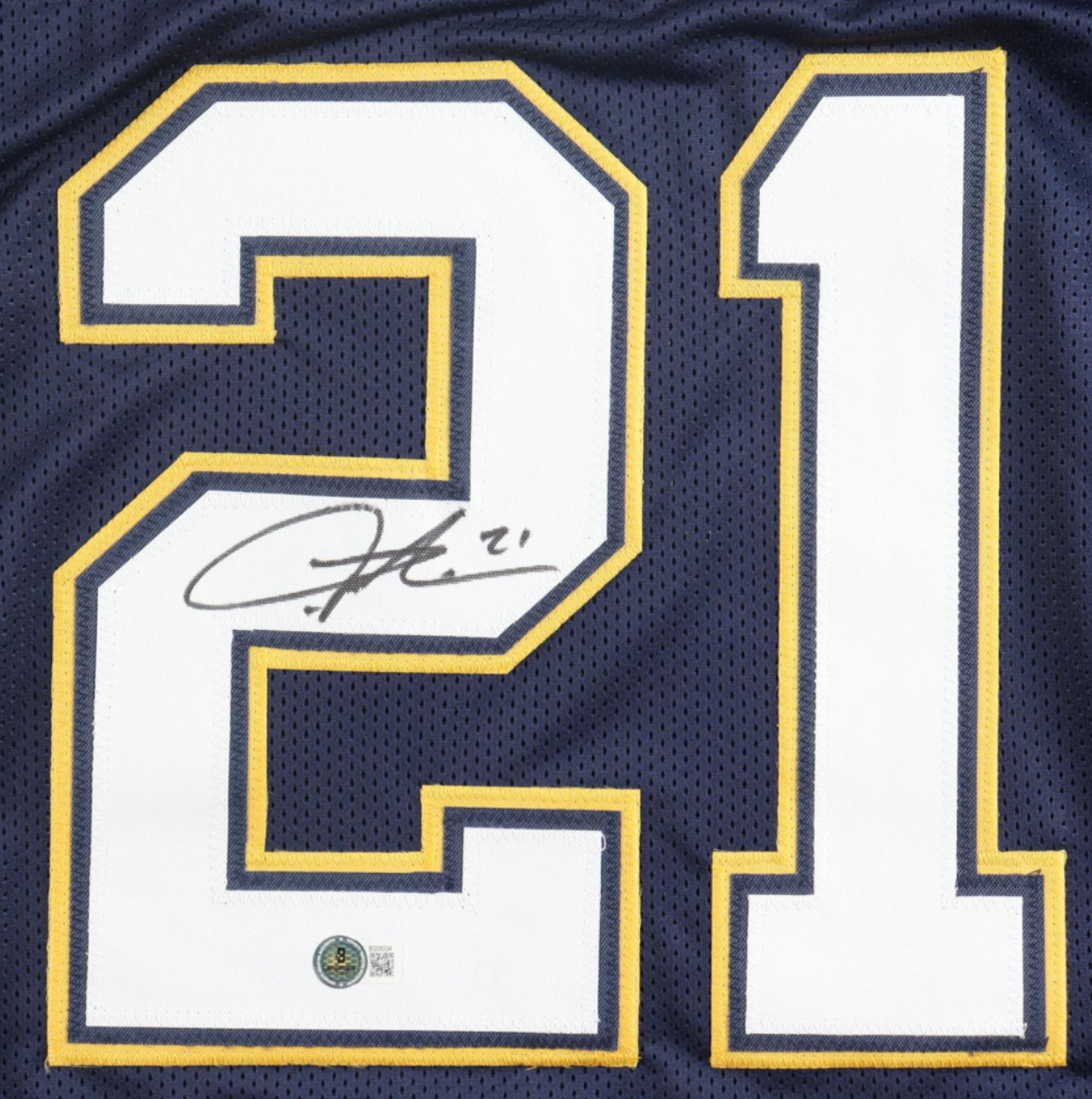 Ladanian Tomlinson Autographed Signed San Diego Football Jersey (Beckett) - Image 3