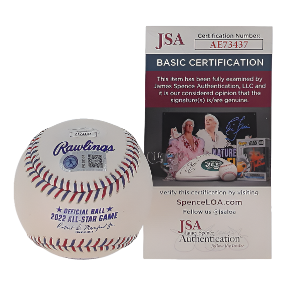 Vladimir Guerrero Jr. Autographed Signed 2022 All-Star Game Logo Baseball Inscribed "2nd ASG" (JSA & Guerrero Jr.) with Case - Image 3